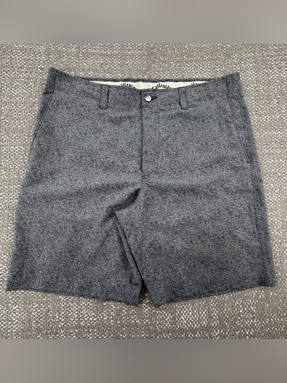 Callaway Gray Herringbone Golf Shorts - Men’s